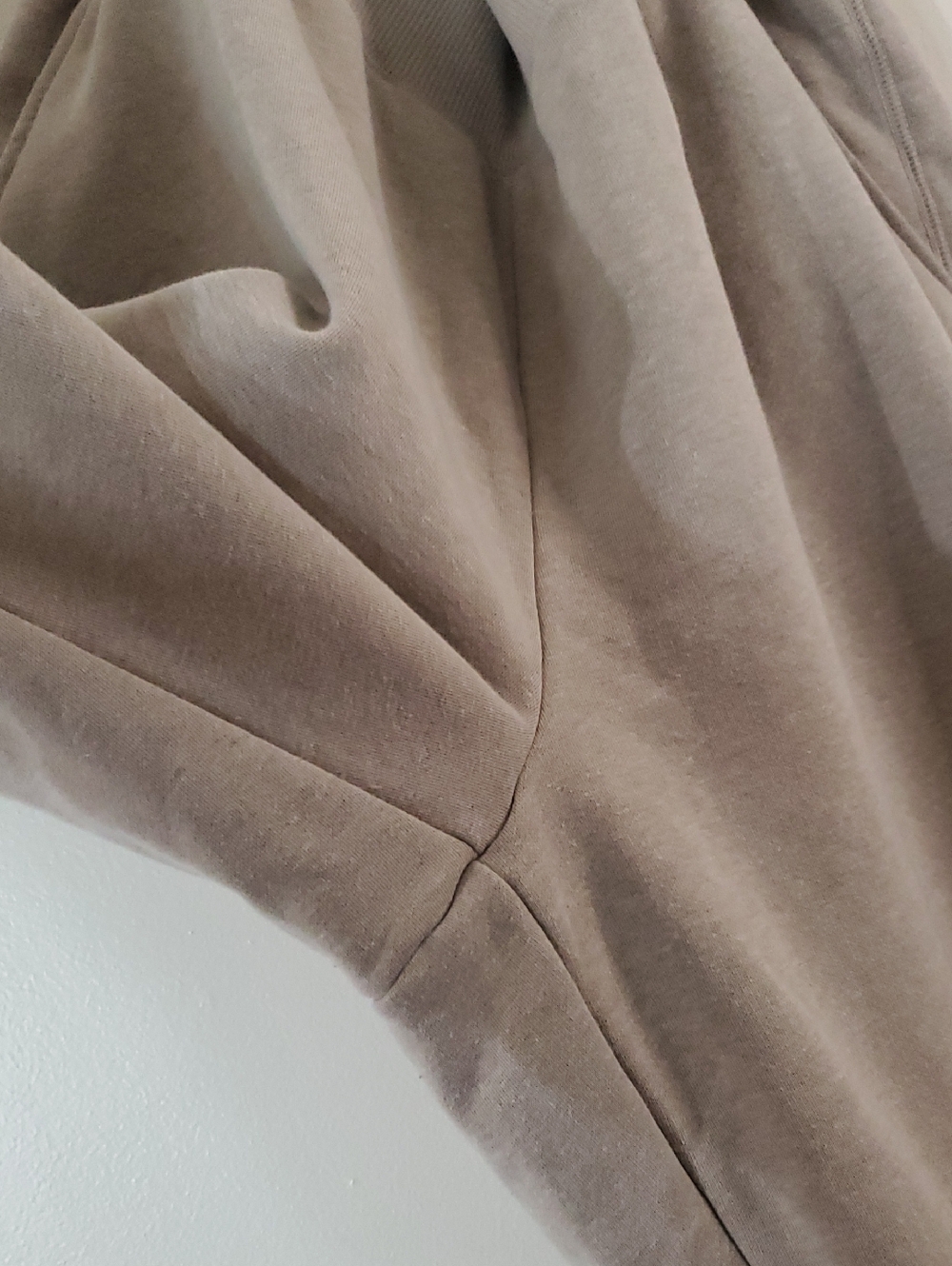 Aerie Apres-Chill Trouser Size XL Short Neutral Beige Wide-leg Chenille - Picture 7 of 16